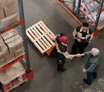 Logistics support team Winnipeg warehousing company