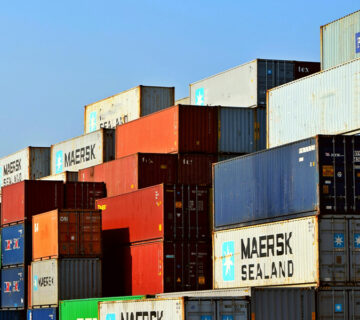 Container storage yard Winnipeg, MB